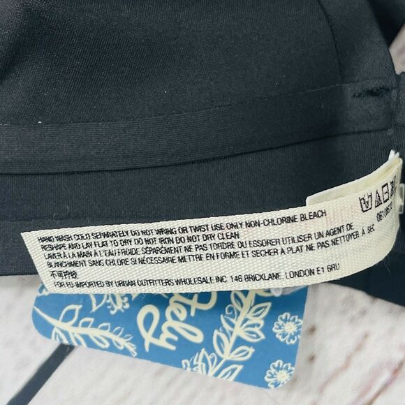 Free People Intimately Small Bra Erin Scuba Plunge Bralette Adjustable Straps - Picture 7 of 7